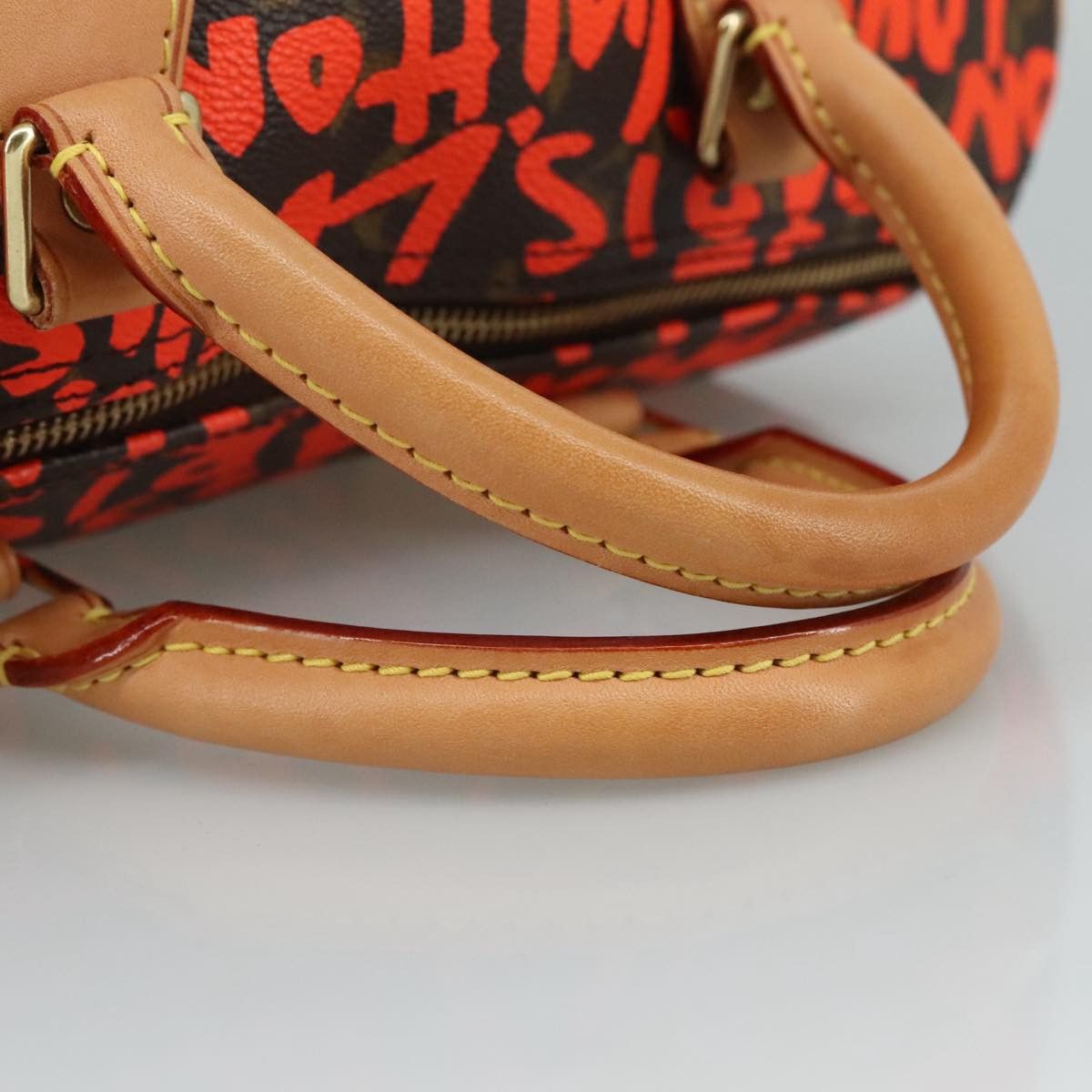 Louis Vuitton Speedy 30 Orange Canvas Handbag (Pre-Owned) Size ONE SIZE - 5 Thumbnail