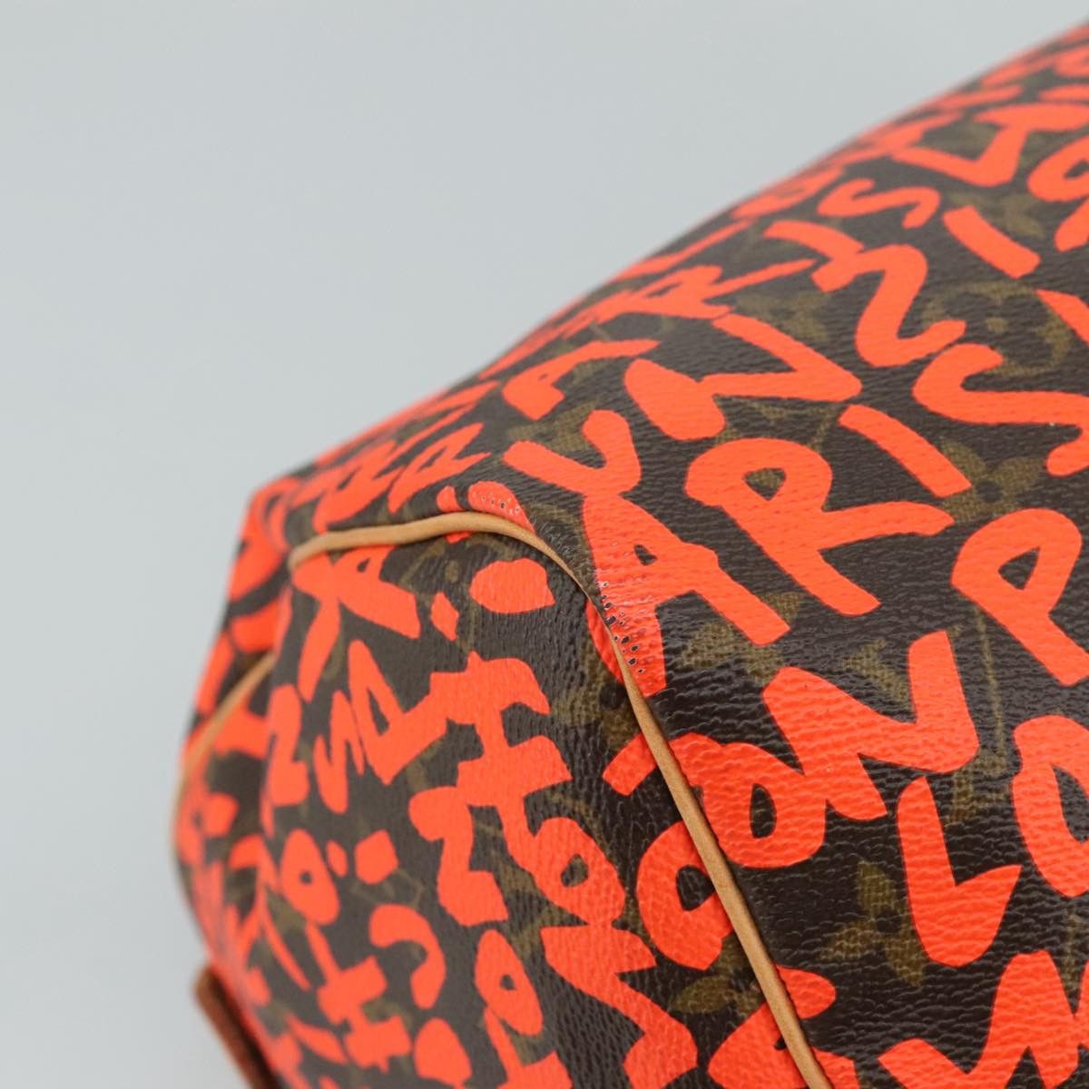 Louis Vuitton Speedy 30 Orange Canvas Handbag (Pre-Owned) Size ONE SIZE - 9 Thumbnail