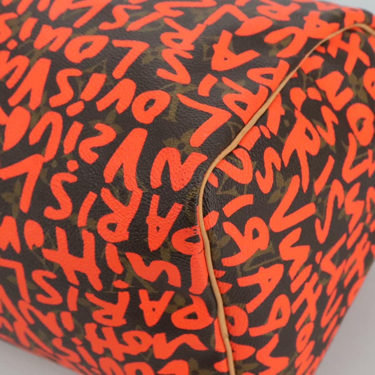 Louis Vuitton Speedy 30 Orange Canvas Handbag (Pre-Owned) Size ONE SIZE - 10 Thumbnail