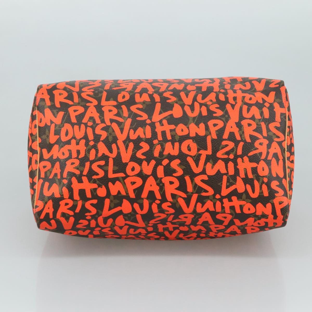 Louis Vuitton Speedy 30 Orange Canvas Handbag (Pre-Owned) Size ONE SIZE - 7 Thumbnail