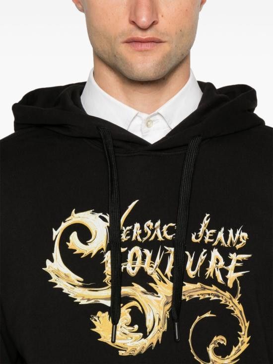 Versace VERSACE Men Hoodies 77GAIC00 CF02CG89 Black Size US XL / EU 56 / 4 - 5 Thumbnail