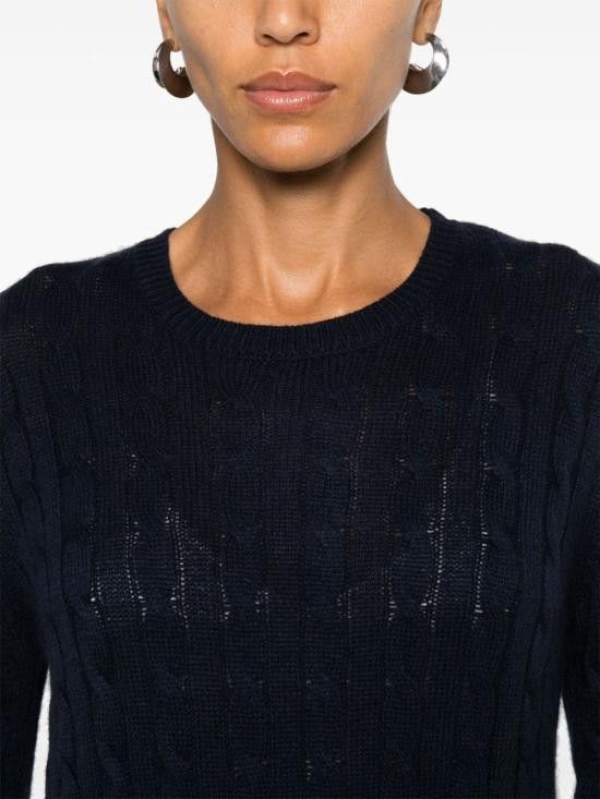 MC2 Saint Barth MC2 SAINT BARTH Women Sweater SORBONNE 00872G61BLUENAVY Blue Size L / US 10 / IT 46 - 4 Thumbnail