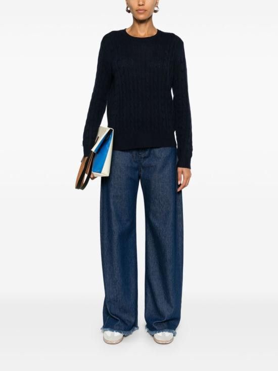 MC2 Saint Barth MC2 SAINT BARTH Women Sweater SORBONNE 00872G61BLUENAVY Blue Size L / US 10 / IT 46 - 5 Thumbnail