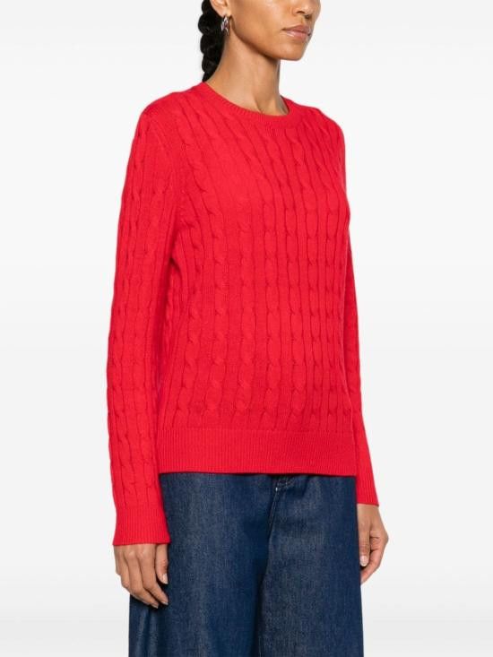 MC2 Saint Barth MC2 SAINT BARTH Women Sweater SORBONNE 00864G41RED Red Size L / US 10 / IT 46 - 2 Thumbnail