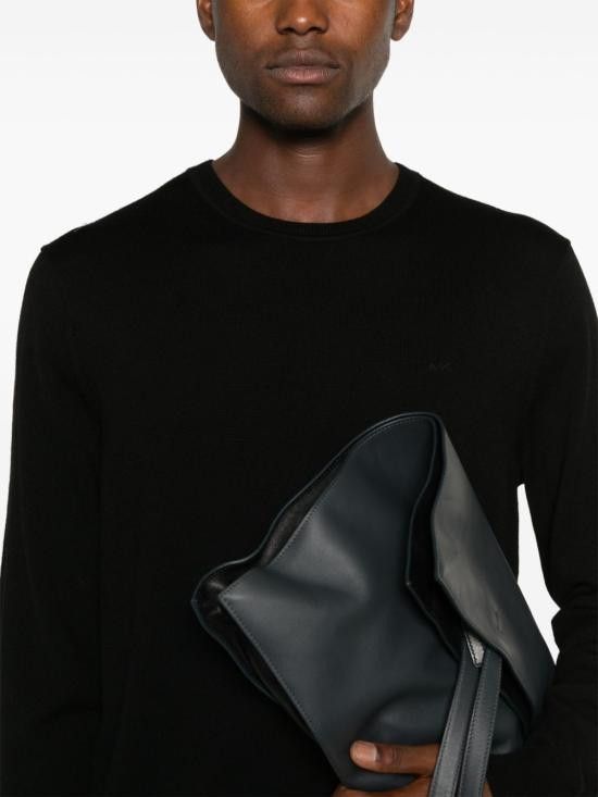 Michael Kors MICHAEL KORS Men Sweater CF460F77AP 001 Black Size US XL / EU 56 / 4 - 2 Thumbnail