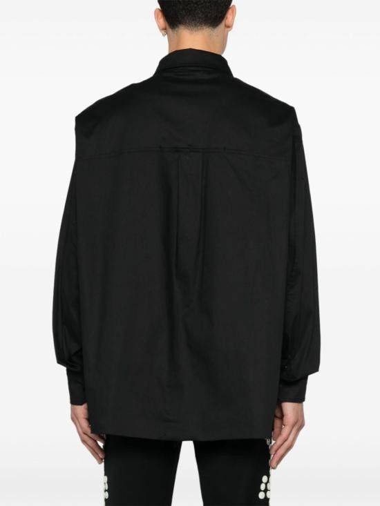 Thom Krom THOM KROM Men Long Tops MH155 BLACK Black Size US M / EU 48-50 / 2 - 4 Thumbnail