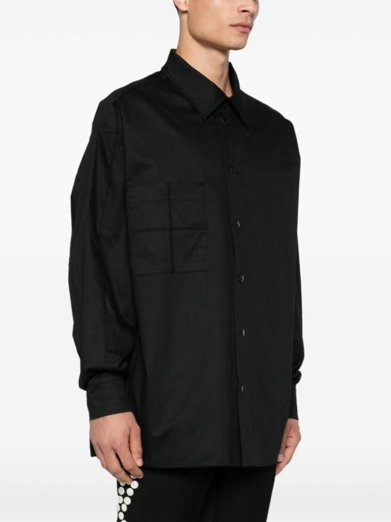 Thom Krom THOM KROM Men Long Tops MH155 BLACK Black Size US M / EU 48-50 / 2 - 5 Thumbnail