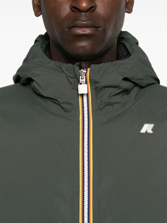 K-Way K-WAY Men Jacket K8127WW AGQ Green Size US M / EU 48-50 / 2 - 3 Thumbnail