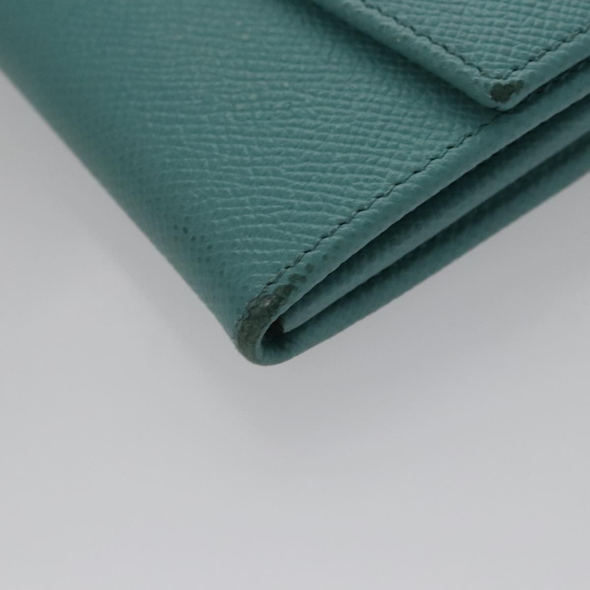 Salvatore Ferragamo Gancini Blue Leather Wallet (Pre-Owned) Size ONE SIZE - 6 Thumbnail