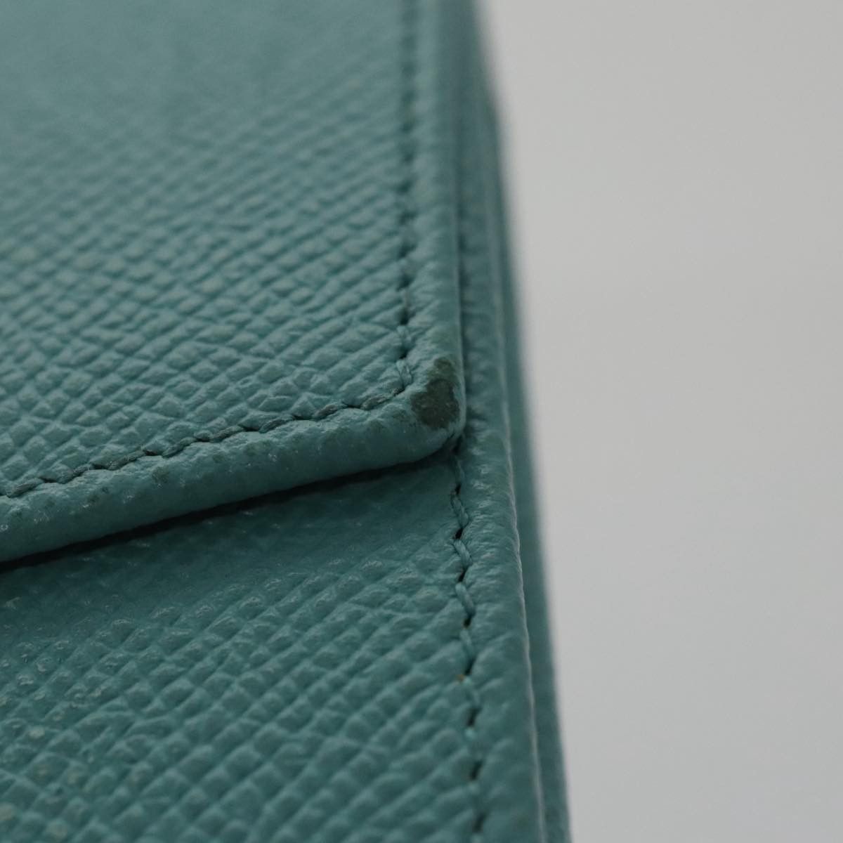 Salvatore Ferragamo Gancini Blue Leather Wallet (Pre-Owned) Size ONE SIZE - 20 Thumbnail