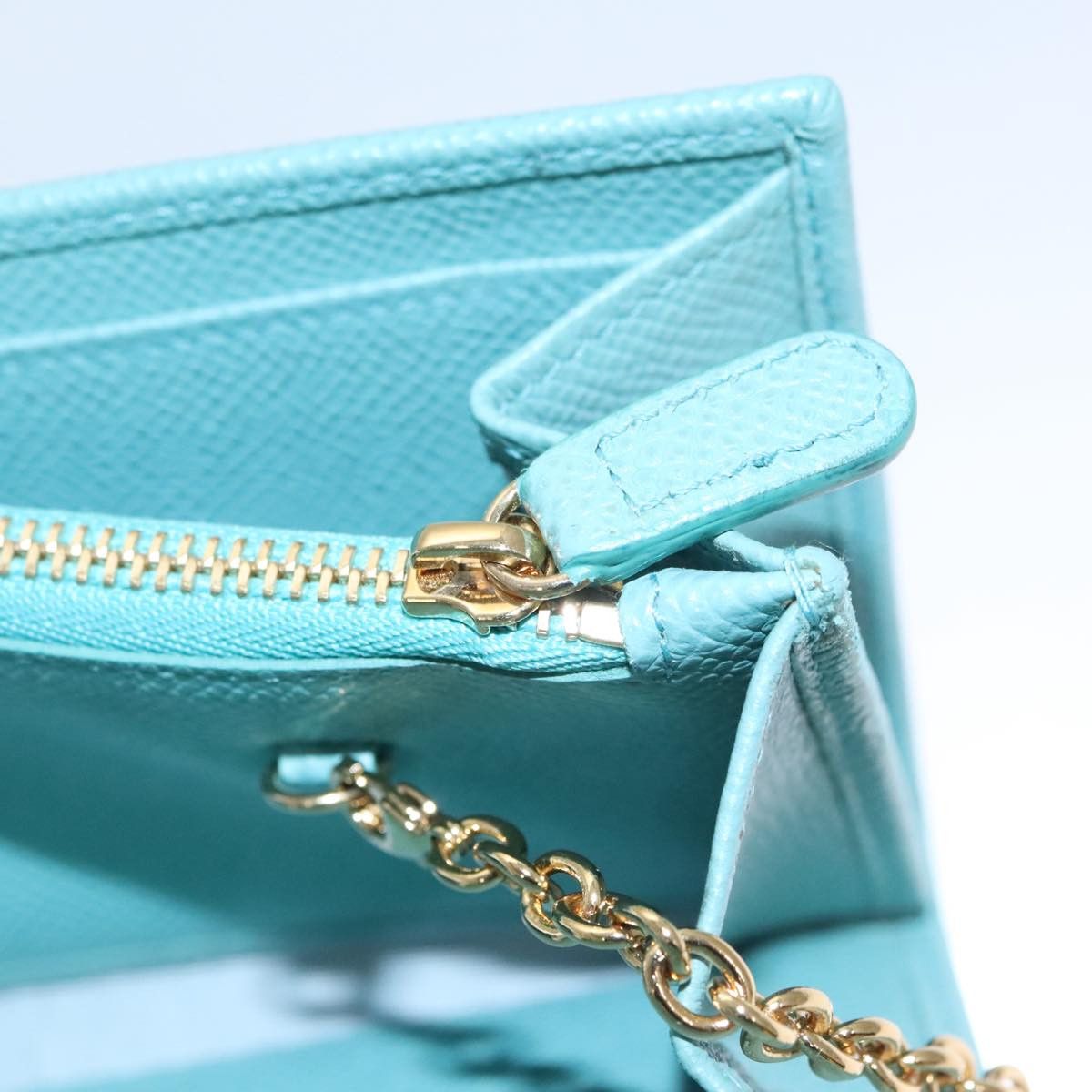 Salvatore Ferragamo Gancini Blue Leather Wallet (Pre-Owned) Size ONE SIZE - 11 Thumbnail