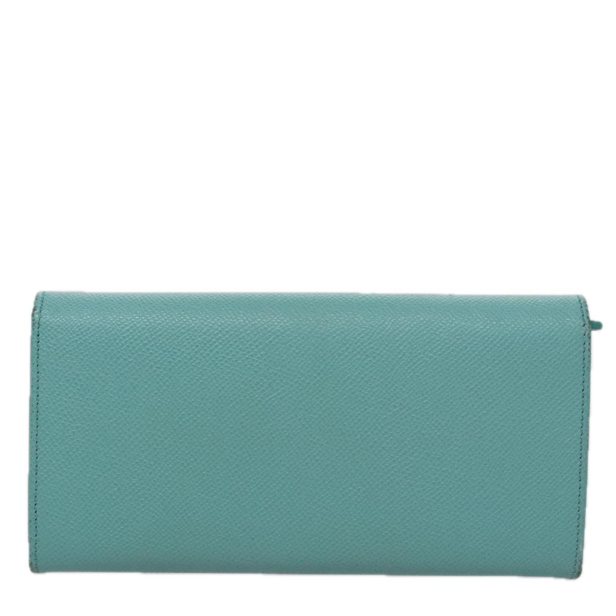 Salvatore Ferragamo Gancini Blue Leather Wallet (Pre-Owned) Size ONE SIZE - 2 Thumbnail