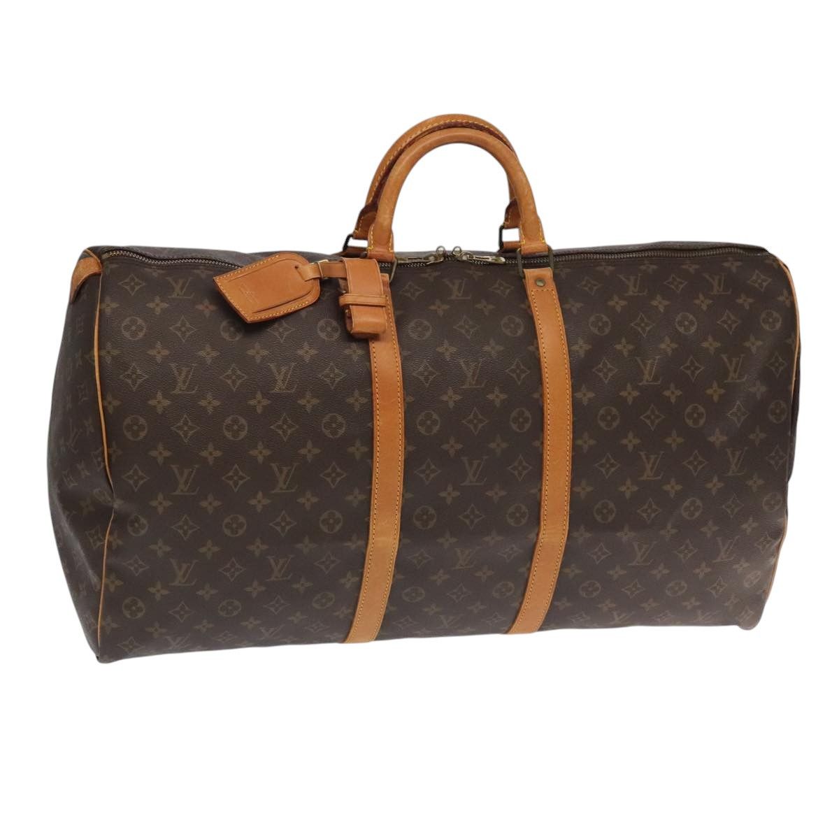 Louis Vuitton Keepall 60 Brown Canvas Travel Bag (Pre-Owned) Size ONE SIZE - 20 Thumbnail
