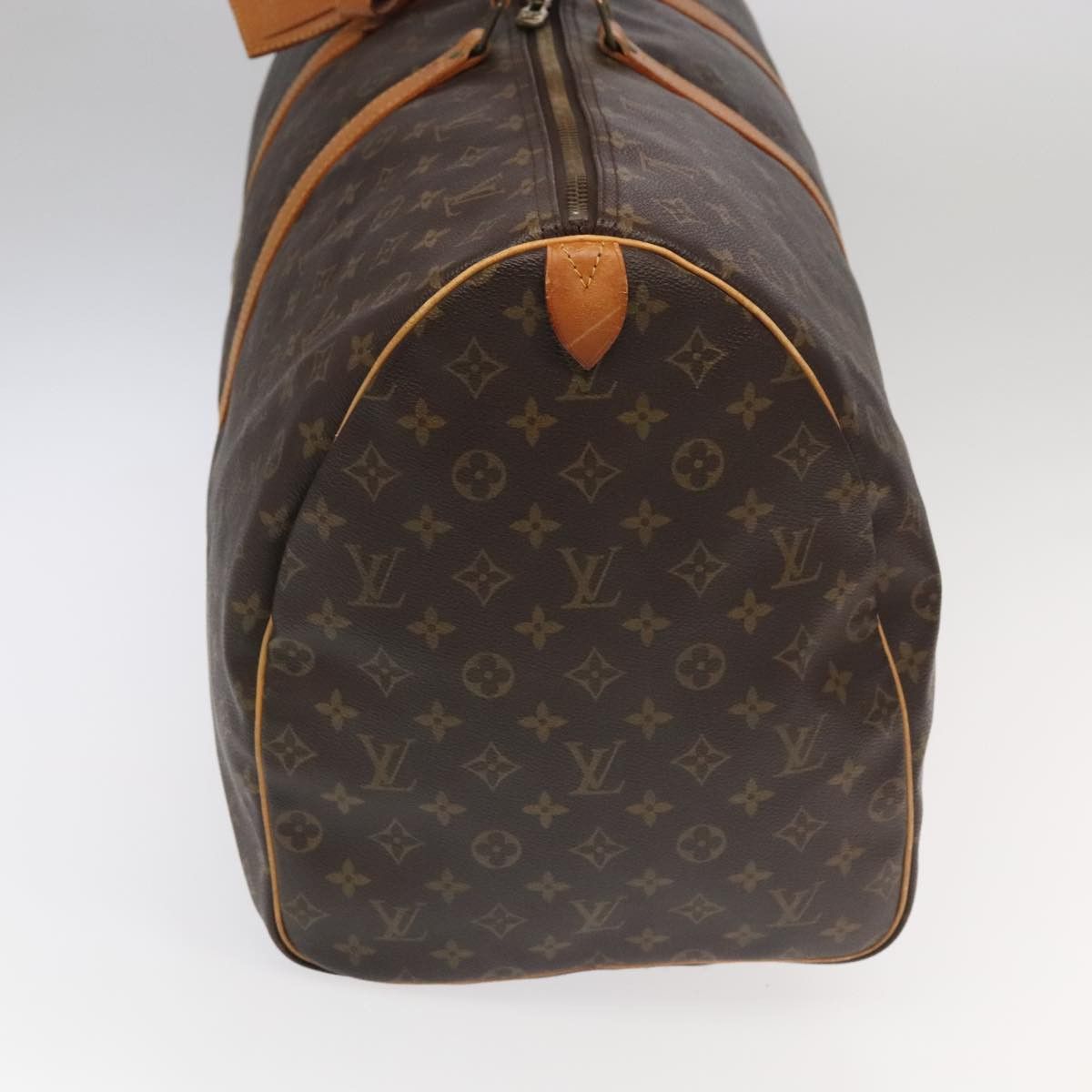 Louis Vuitton Keepall 60 Brown Canvas Travel Bag (Pre-Owned) Size ONE SIZE - 3 Thumbnail