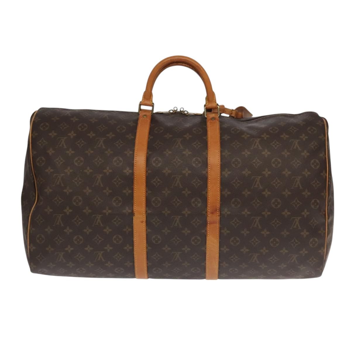 Louis Vuitton Keepall 60 Brown Canvas Travel Bag (Pre-Owned) Size ONE SIZE - 2 Thumbnail