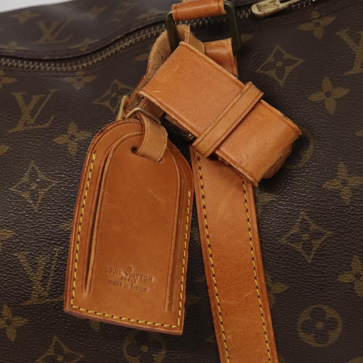 Louis Vuitton Keepall 60 Brown Canvas Travel Bag (Pre-Owned) Size ONE SIZE - 19 Thumbnail