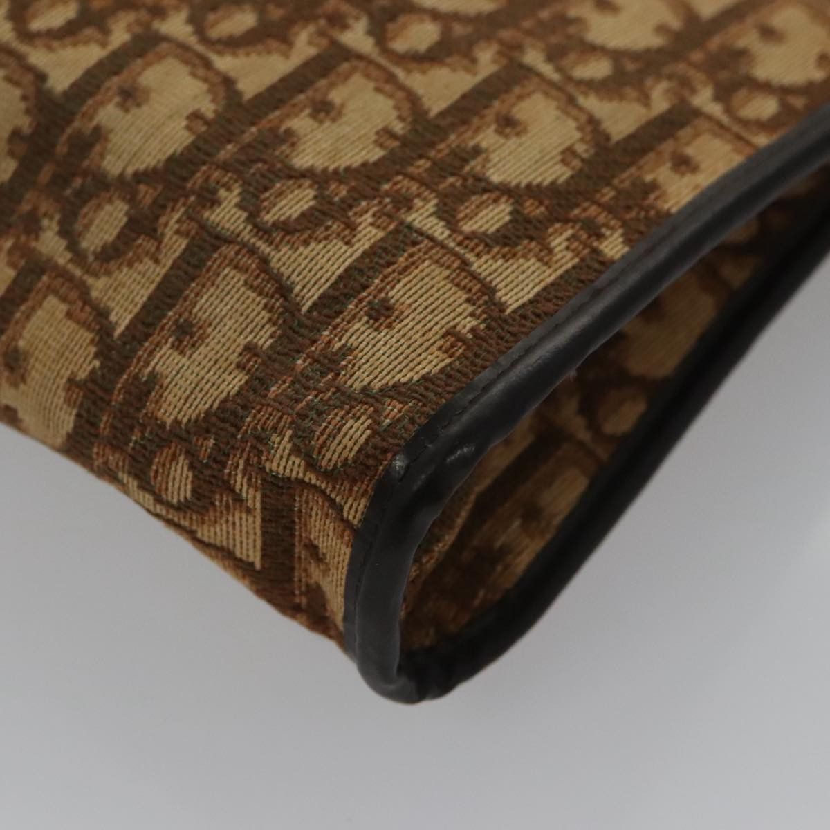 Dior Trotter Brown Canvas Shoulder Bag (Pre-Owned) Size ONE SIZE - 8 Thumbnail