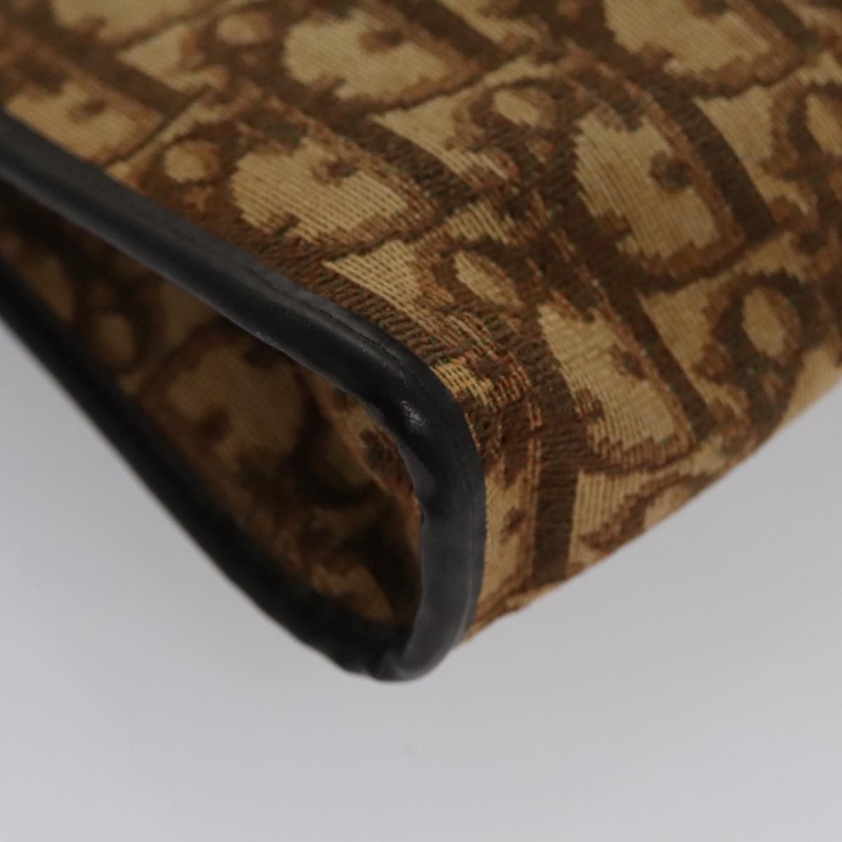Dior Trotter Brown Canvas Shoulder Bag (Pre-Owned) Size ONE SIZE - 9 Thumbnail