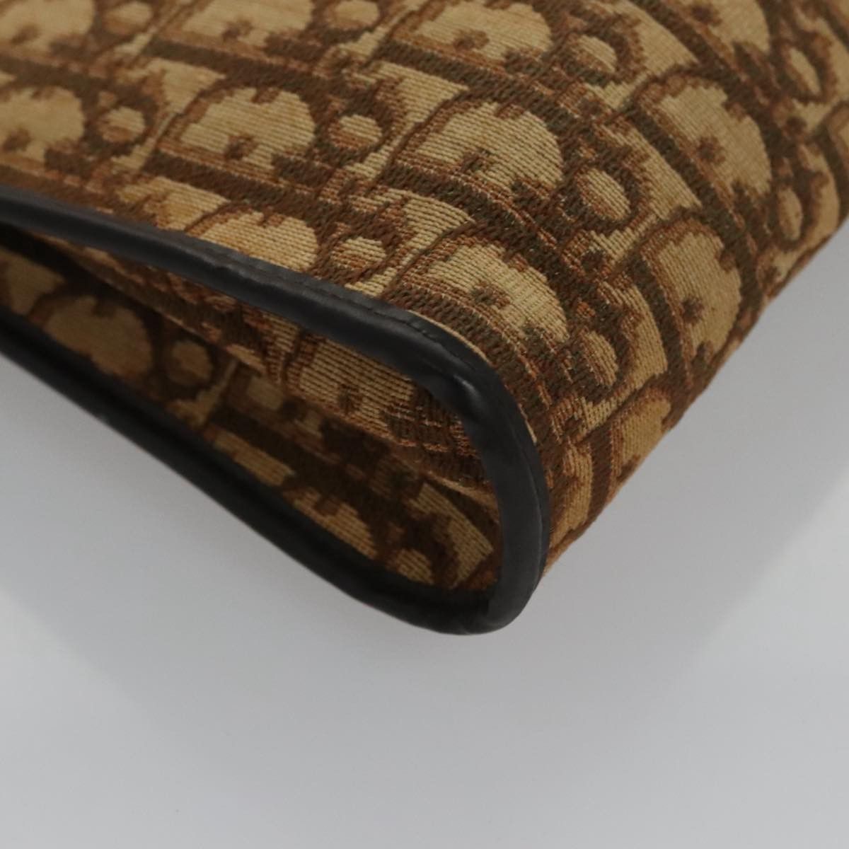 Dior Trotter Brown Canvas Shoulder Bag (Pre-Owned) Size ONE SIZE - 6 Thumbnail