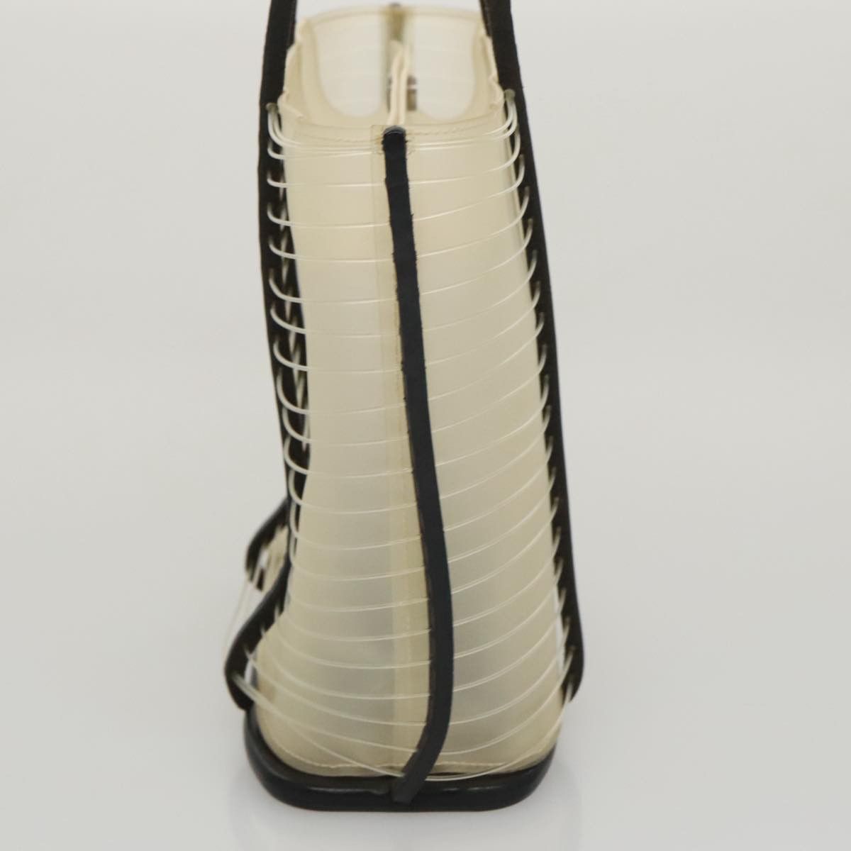 Salvatore Ferragamo - Beige Vinyl Tote Bag (Pre-Owned) Size ONE SIZE - 5 Thumbnail