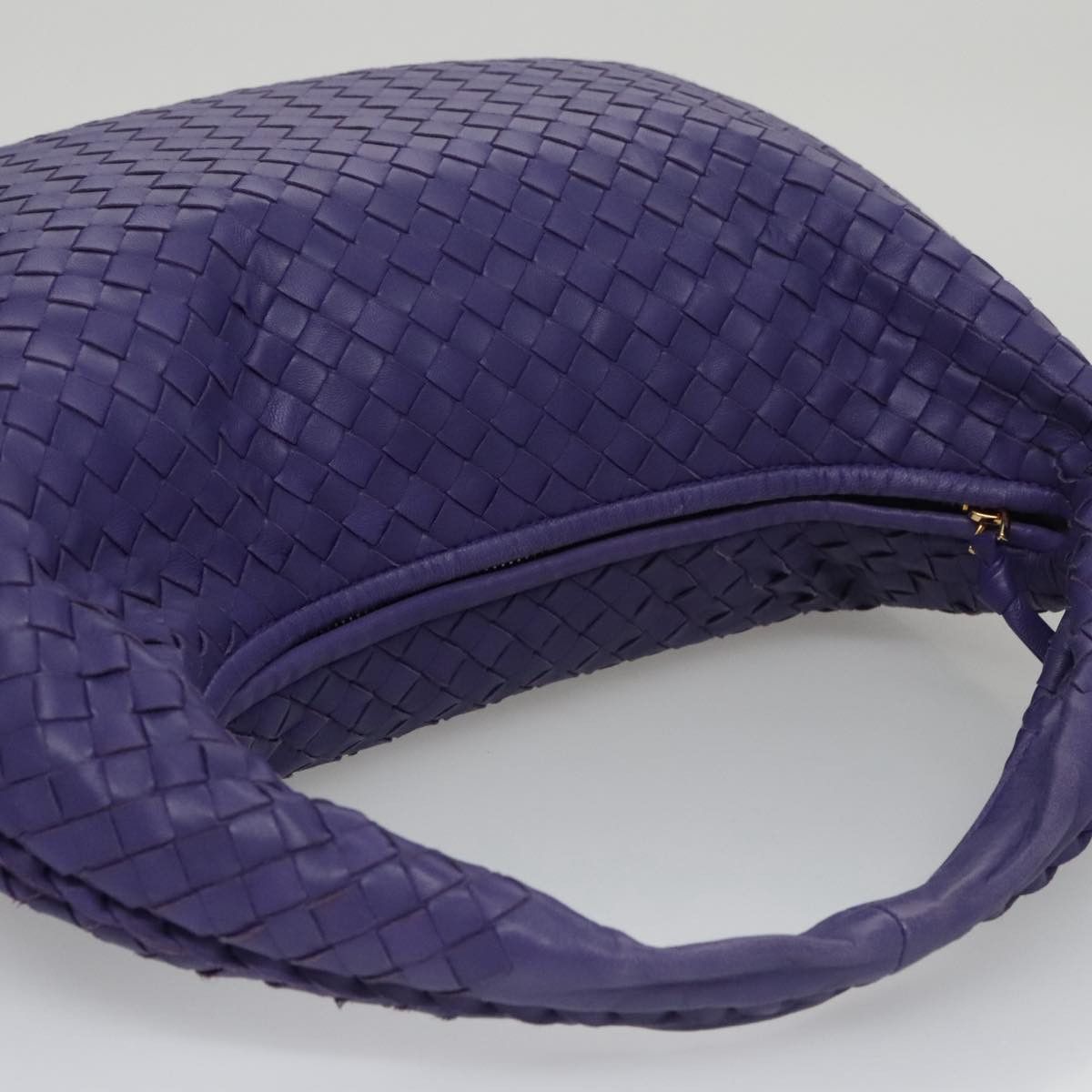 Bottega Veneta Veneta Purple Leather Handbag (Pre-Owned) Size ONE SIZE - 19 Thumbnail