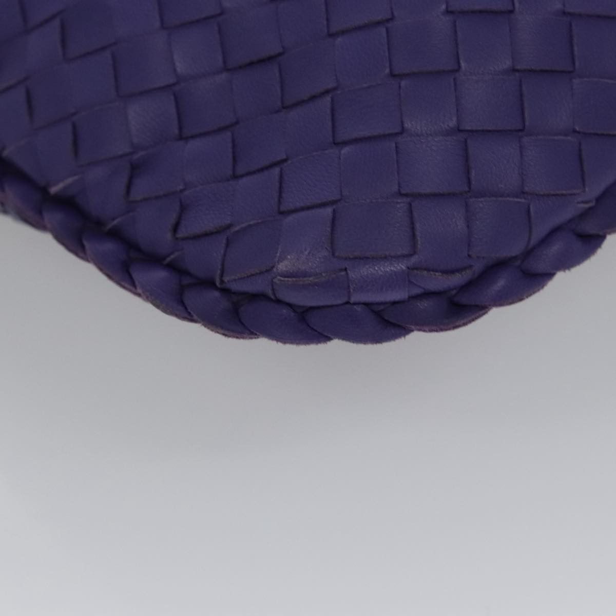 Bottega Veneta Veneta Purple Leather Handbag (Pre-Owned) Size ONE SIZE - 7 Thumbnail