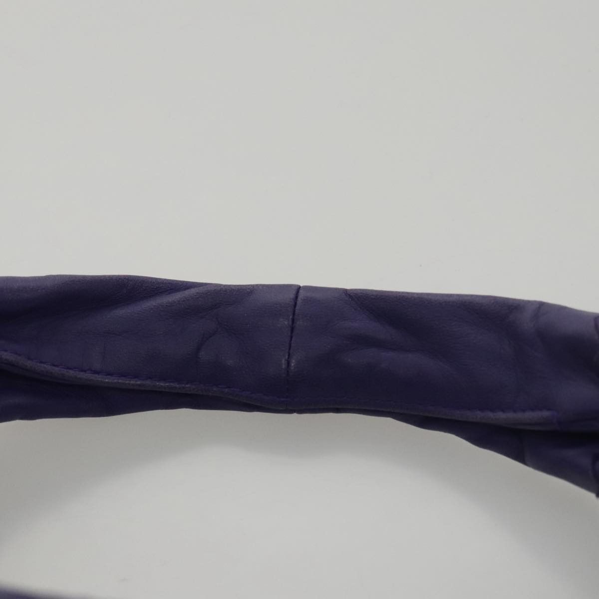Bottega Veneta Veneta Purple Leather Handbag (Pre-Owned) Size ONE SIZE - 6 Thumbnail
