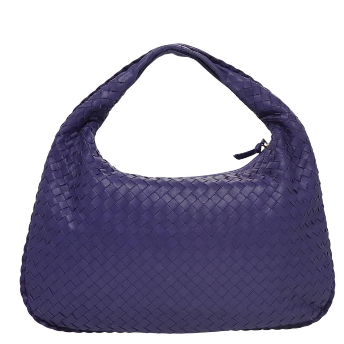 Bottega Veneta Veneta Purple Leather Handbag (Pre-Owned) Size ONE SIZE - 2 Thumbnail