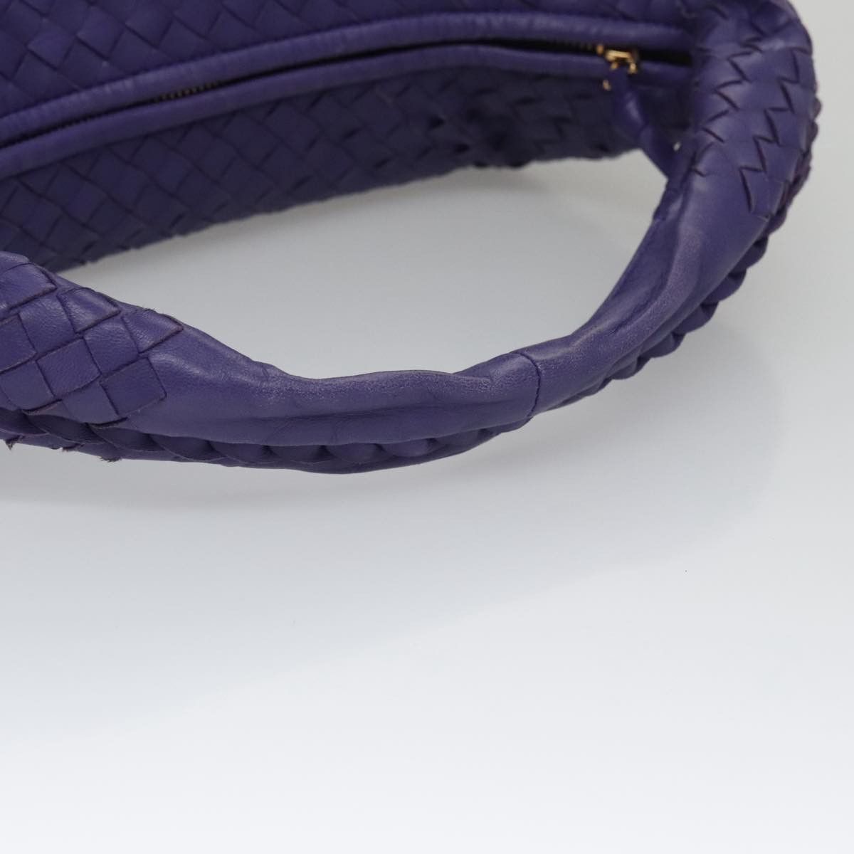 Bottega Veneta Veneta Purple Leather Handbag (Pre-Owned) Size ONE SIZE - 5 Thumbnail