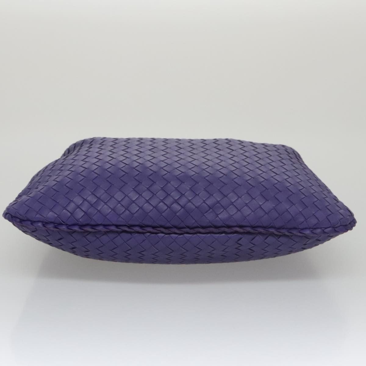 Bottega Veneta Veneta Purple Leather Handbag (Pre-Owned) Size ONE SIZE - 20 Thumbnail