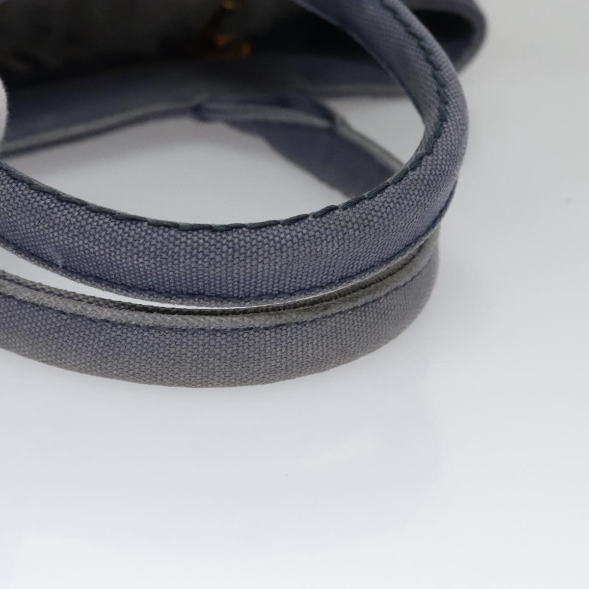 Prada Canapa Blue Canvas Handbag (Pre-Owned) Size ONE SIZE - 5 Thumbnail