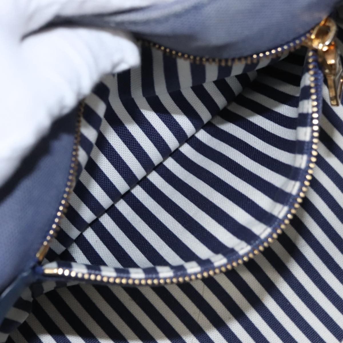 Prada Canapa Blue Canvas Handbag (Pre-Owned) Size ONE SIZE - 19 Thumbnail