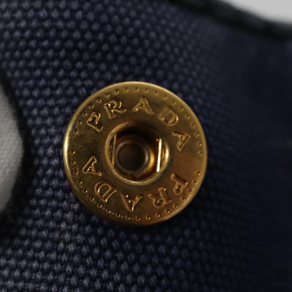 Prada Canapa Blue Canvas Handbag (Pre-Owned) Size ONE SIZE - 15 Thumbnail