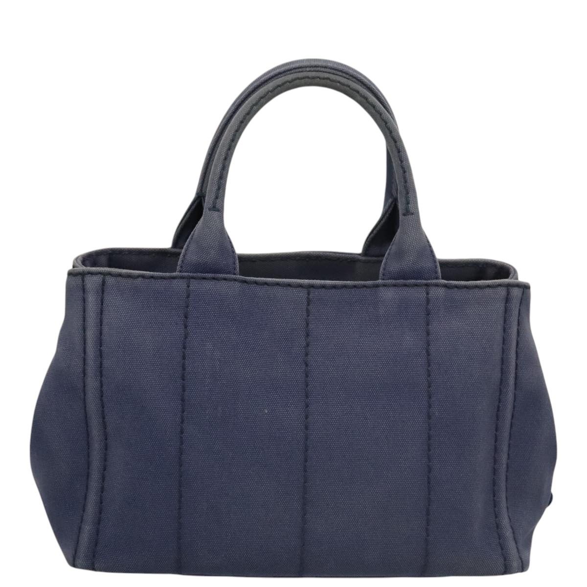 Prada Canapa Blue Canvas Handbag (Pre-Owned) Size ONE SIZE - 2 Thumbnail