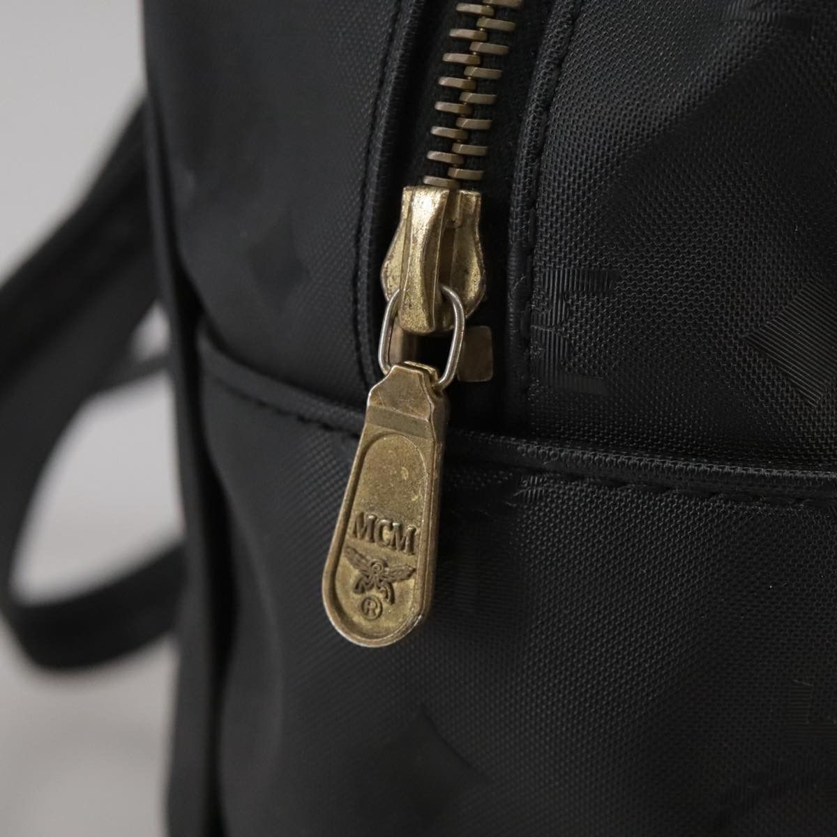 MCM Visetos Black Canvas Shoulder Bag (Pre-Owned) Size ONE SIZE - 11 Thumbnail