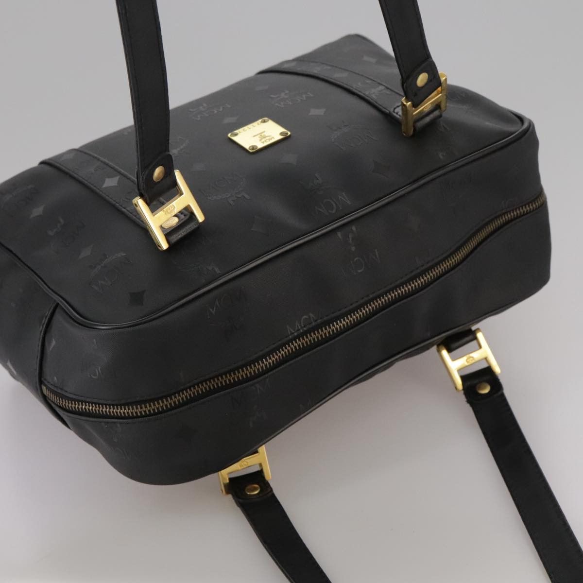 MCM Visetos Black Canvas Shoulder Bag (Pre-Owned) Size ONE SIZE - 18 Thumbnail