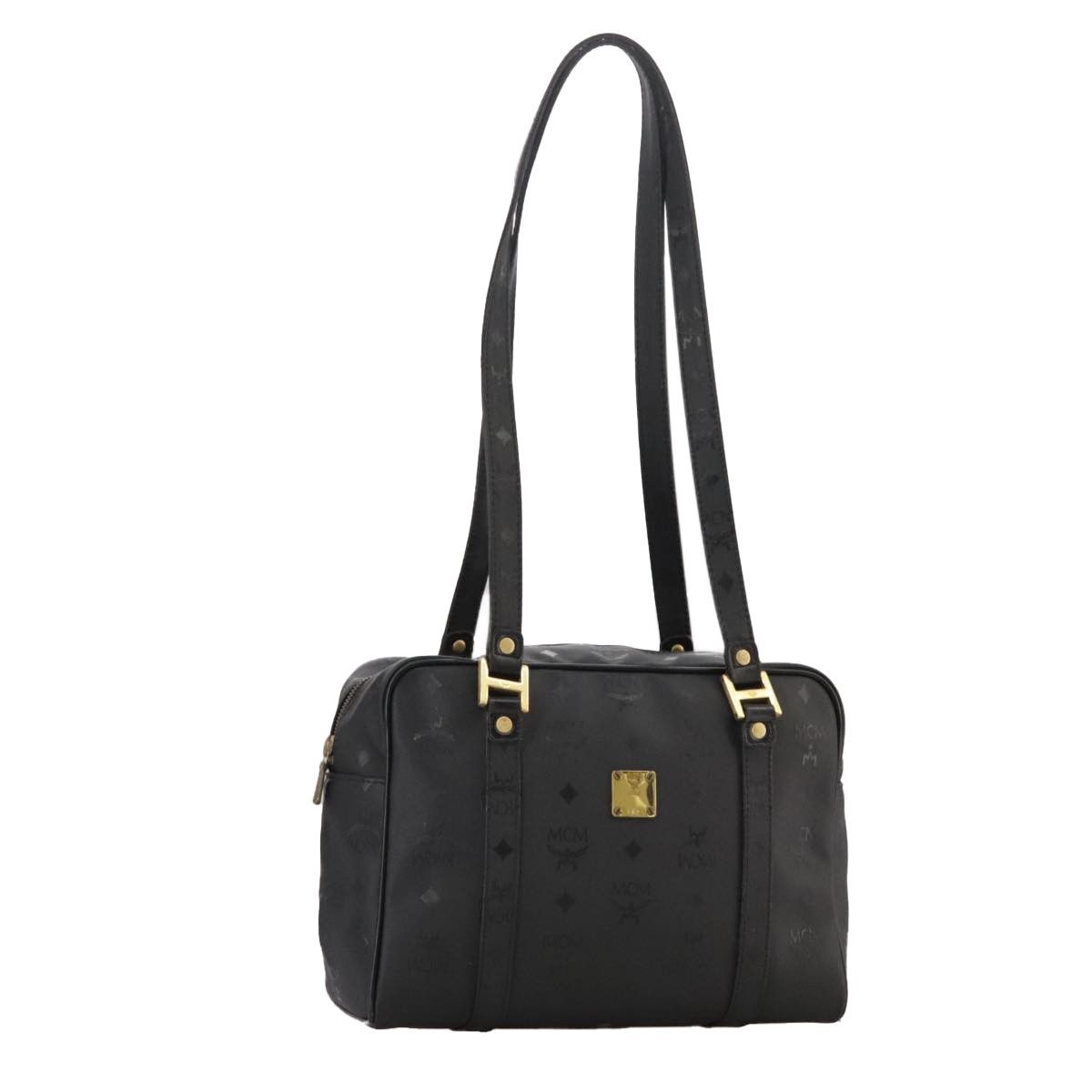MCM Visetos Black Canvas Shoulder Bag (Pre-Owned) Size ONE SIZE - 17 Thumbnail