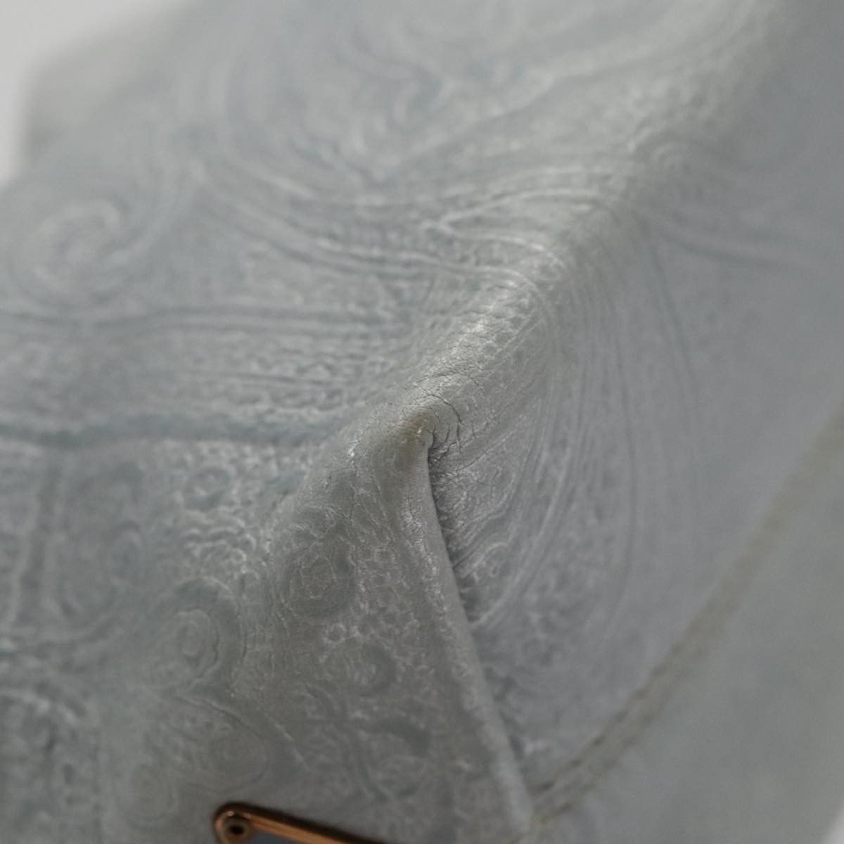 Prada Saffiano Grey Leather Handbag (Pre-Owned) Size ONE SIZE - 16 Thumbnail