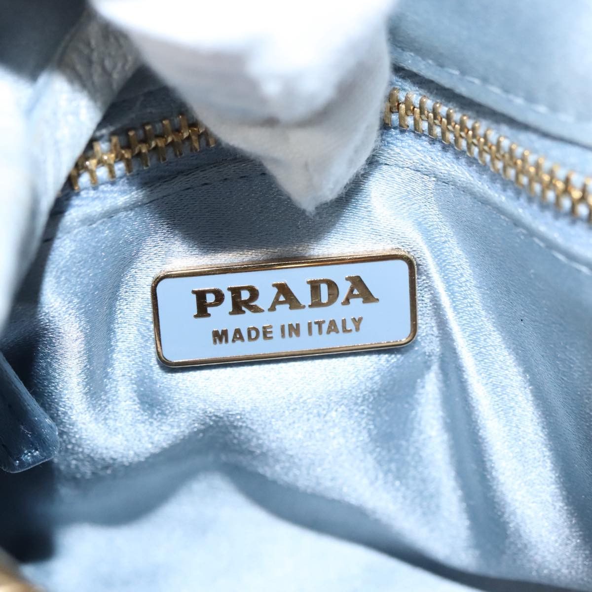 Prada Saffiano Grey Leather Handbag (Pre-Owned) Size ONE SIZE - 10 Thumbnail