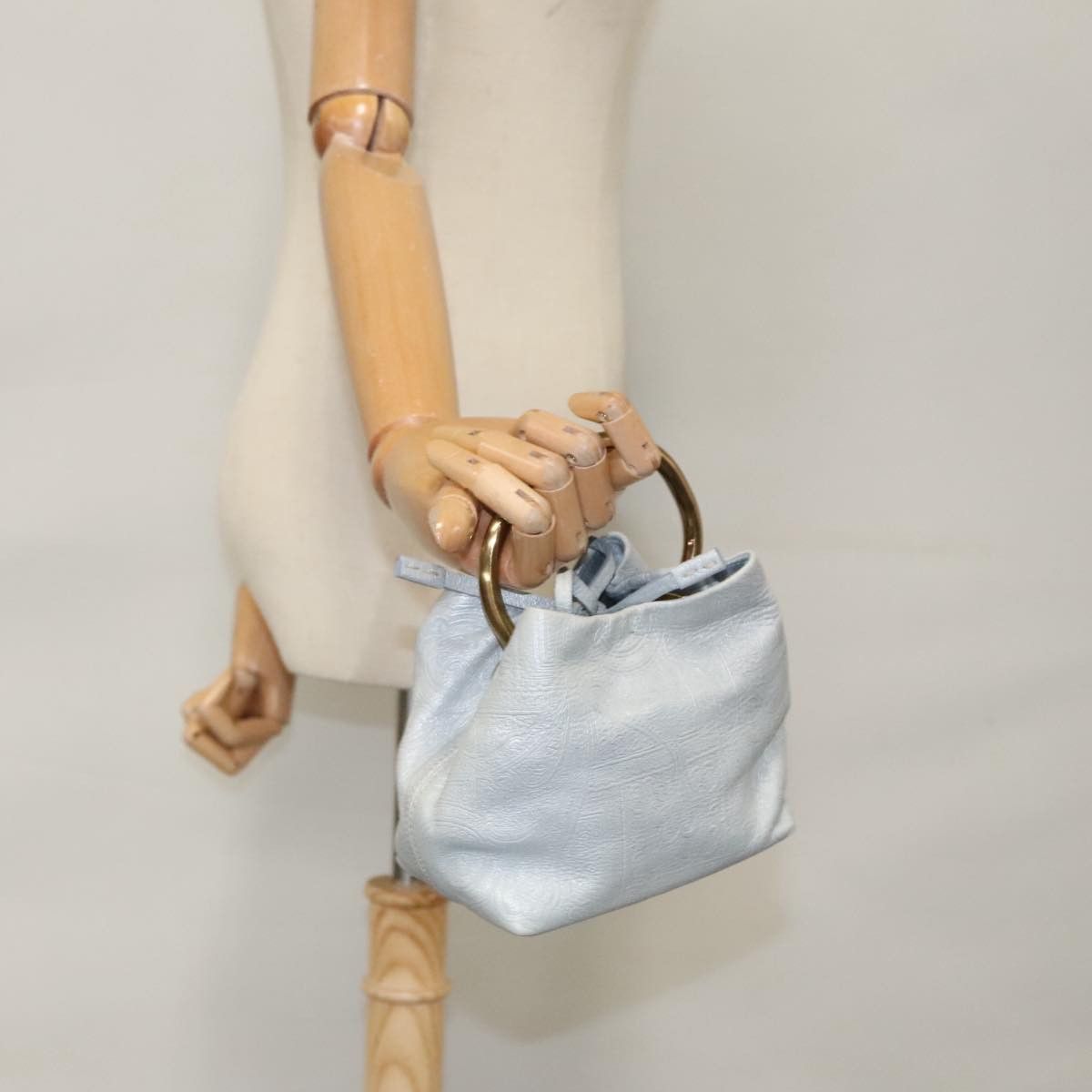 Prada Saffiano Grey Leather Handbag (Pre-Owned) Size ONE SIZE - 12 Thumbnail
