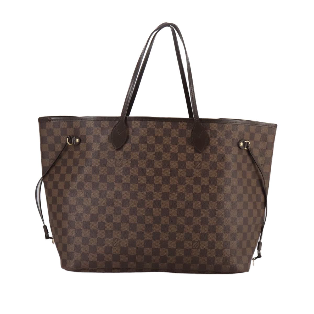 Louis Vuitton Neverfull Gm Brown Canvas Tote Bag (Pre-Owned) Size ONE SIZE - 3 Thumbnail