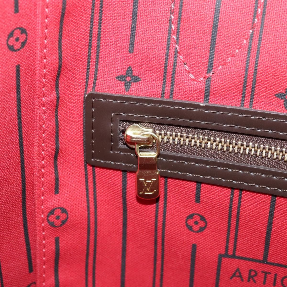 Louis Vuitton Neverfull Gm Brown Canvas Tote Bag (Pre-Owned) Size ONE SIZE - 16 Thumbnail