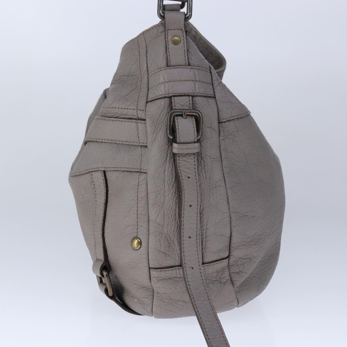 Burberry Blue Label Grey Leather Shoulder Bag (Pre-Owned) Size ONE SIZE - 4 Thumbnail