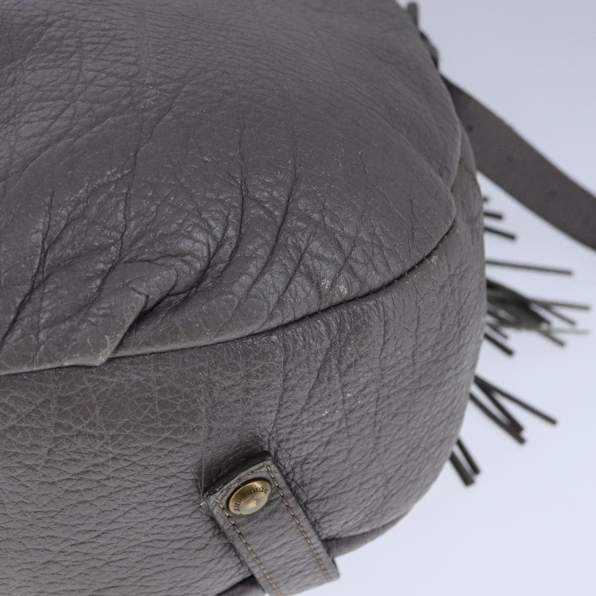 Burberry Blue Label Grey Leather Shoulder Bag (Pre-Owned) Size ONE SIZE - 10 Thumbnail