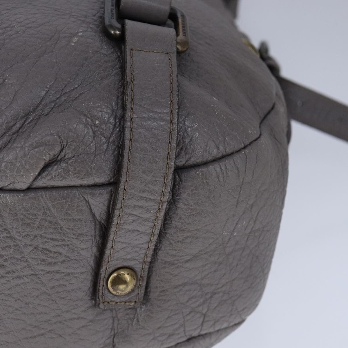 Burberry Blue Label Grey Leather Shoulder Bag (Pre-Owned) Size ONE SIZE - 8 Thumbnail