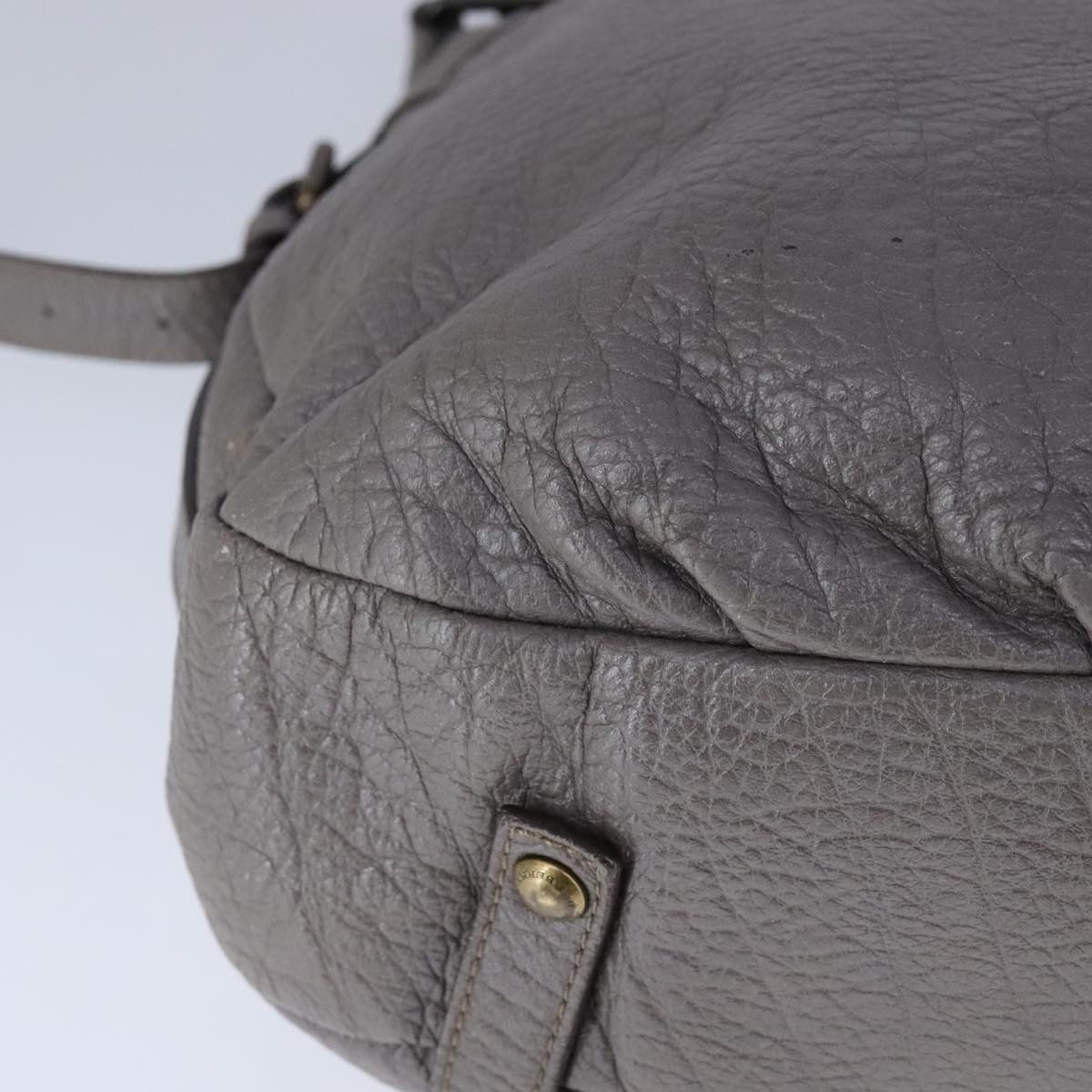 Burberry Blue Label Grey Leather Shoulder Bag (Pre-Owned) Size ONE SIZE - 9 Thumbnail