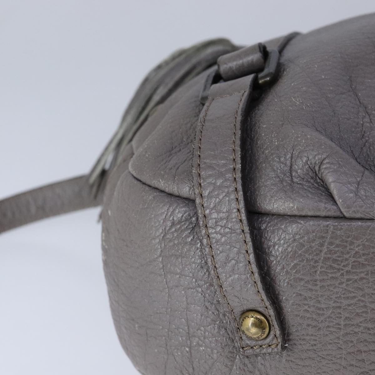 Burberry Blue Label Grey Leather Shoulder Bag (Pre-Owned) Size ONE SIZE - 7 Thumbnail