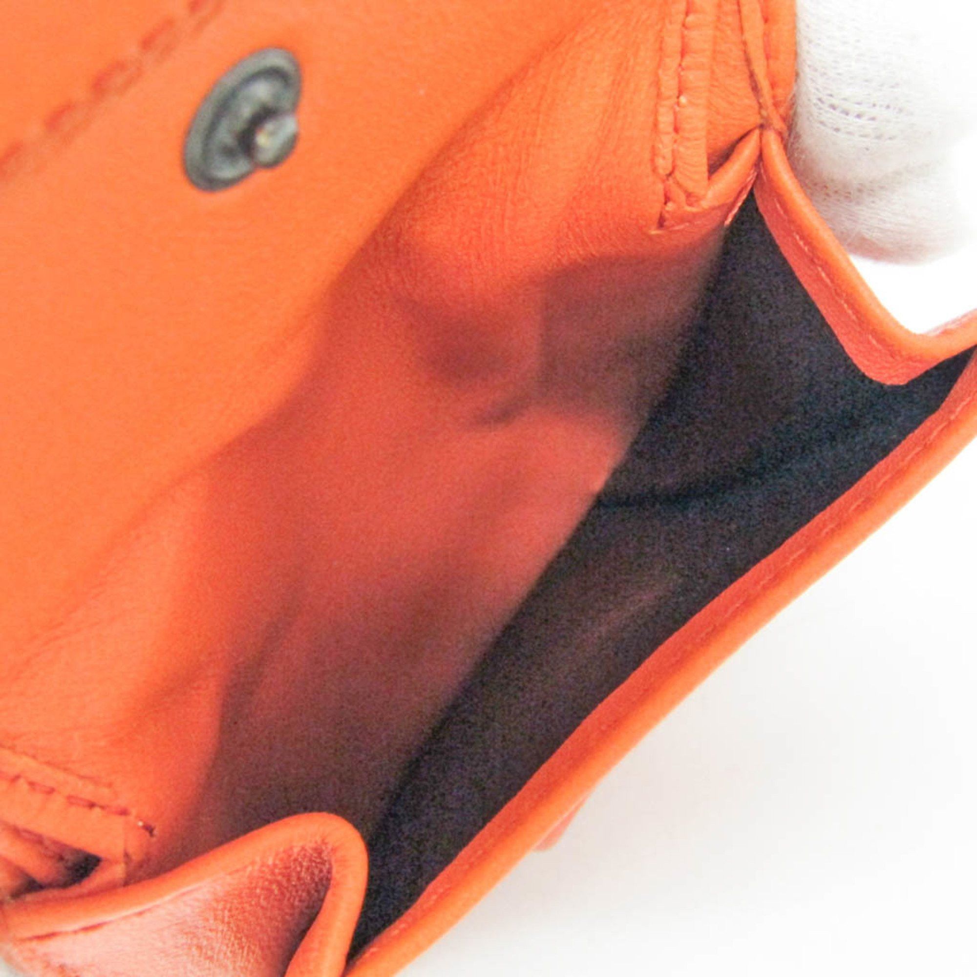 Bottega Veneta Orange Leather Wallet (Pre-Owned) Size ONE SIZE - 6 Thumbnail