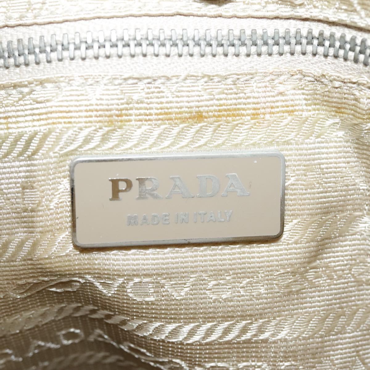 Prada Beige Synthetic Shoulder Bag (Pre-Owned) Size ONE SIZE - 15 Thumbnail