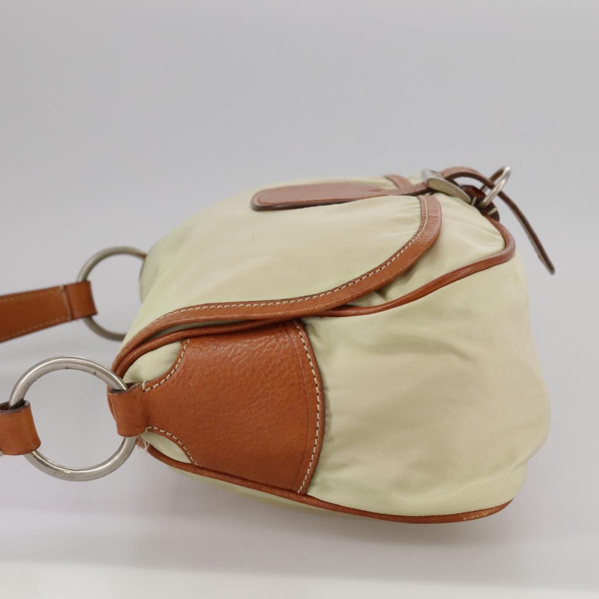 Prada Beige Synthetic Shoulder Bag (Pre-Owned) Size ONE SIZE - 3 Thumbnail